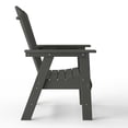 thumbnail image 3 of WestinTrends Dylan Outdoor Dining Chair – All-Weather Poly Lumber Adirondack Patio Chair, High Back, 330 lb Capacity, Gray, 3 of 14