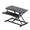 Desk Converter (BLACK)+1, variant on TENGDA 32 Inch White Height Adjustable Desk Converter Sit to Stand Riser with Keyboard Tray for Dual Monitor Laptop Office Workstation