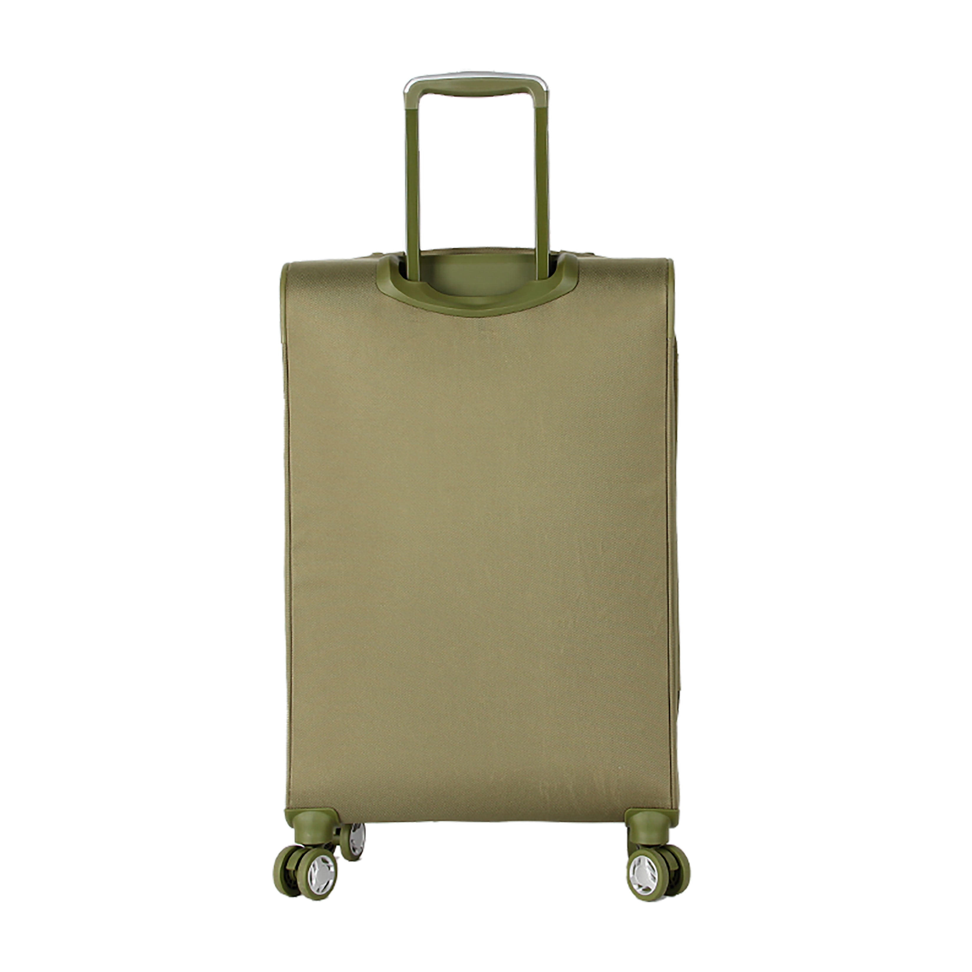MADDEN NYC, Aesthetic Soft Side 24" Expandable Checked Luggage, Olive  (图4)