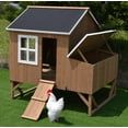 Omitree Deluxe Large Wooden Chicken Coop Hen House for 48 Chickens