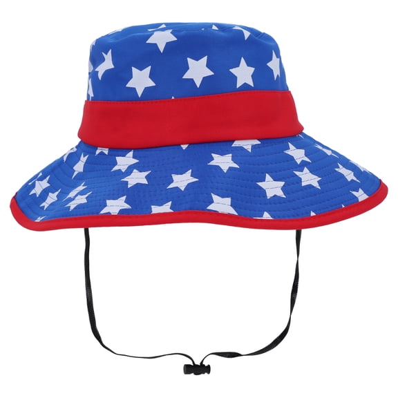 Star Beach Hat, Red/White/Blue, One Size, Patriotic by Way To Celebrate