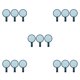 thumbnail image 1 of Inteprter Colgador de 3 piezas, giratorio de 360 grados, , autoadhesivo, sin perforaciones, para el hogar, la pared del hotel, la puerta, la Type2 NO2, 1 of 6