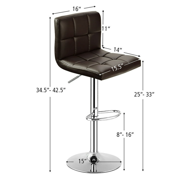 Bar Stool 500 with Milwaukee Braves Cooperstown Secondary Set of 2