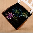 thumbnail image 1 of Cojín para silla ABPHQTO diseño Fuegos Artificiales Efecto Neón colores 50x50 cm, 1 of 1