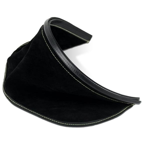 TRQWH Welding Helmet Bib Cover Extended Split Wrap-Around Helmet Back Cover with Press Fit Seal, for Most Welding Helmets (TRQ-Blackbib)