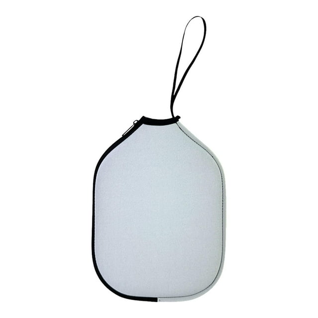 Funda para raqueta de pickleball Colamx gris con correa para mango
