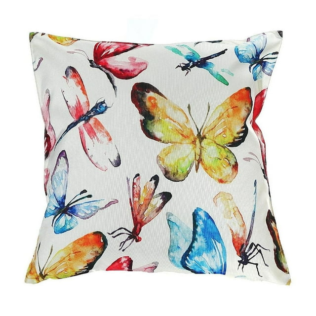 IH Casa Decor Outdoor Termroproping Cushion Aquarement Butterfly - Ensemble De 2