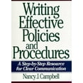 thumbnail image 1 of Pre-Owned Writing Effective Policies and Procedures: A Step-By-Step Resource for Clear Communication (Plastic Comb) 081447960X 9780814479605, 1 of 1