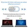 thumbnail image 3 of TABLZONE 4pcs Stylish Rhinestone Webcam Covers Slide for Laptop Tablet Lightweight Easy Installation Privacy Shield, 3 of 8