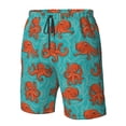 thumbnail image 4 of Fotbe Fun Octopus Trajes de Baño Estampados para Hombre, Shorts de Verano de Secado Rápido, Ropa de Playa, Bañadores-3X-Large, 4 of 6