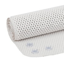 Mainstays 17" x 36" Cushioned Foam Bathtub Mat with Suction Cups, White