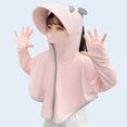 thumbnail image 2 of Bovxnpu Boys Girls Tops Lightweight Long Sleeve Zip Up Hoodie Jacket, Girls Thin Zip-Up Hoodie Sun Protection Jacket Hooded Shirt Pockets Running Outdoor Free Size, 2 of 7