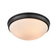 thumbnail image 6 of Millennium Lighting 14" 3-light Metal Flushmount Light in Chrome, 6 of 6