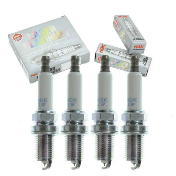 4 pc NGK Laser Platinum Spark Plugs compatible with Cadillac ELR 1.4L L4 2014-2016