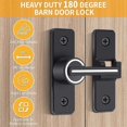 thumbnail image 5 of Luminous Barn Door Lock,sliding Barn Door Latch,180 Degree Heavy Duty Gate Latch Suitable For Garde, 5 of 5