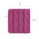 thumbnail image 3 of Señora 5Pcs 3 Gancho De 3 Filas Longitud Ajustable Correa Del Sujetador Extensor Ganchos De Hebilla Fucsia Una Talla, 3 of 5