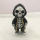 thumbnail image 1 of 1pc Cool Halloween Skeleton Dwarf Statue Doll Resin Ornament for Courtyard Garden and Yard Decor - Perfect Gift for Holidays and Outdoor Decor, 1 of 5