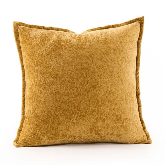 XmhyTop 30x50CM Christmas Decorative Throw Pillow, 1 Pcs Soft Euro Velvet & Neutral Chenille Pillow with Elegant Design for Sofa Bed Living Room, Yellow
