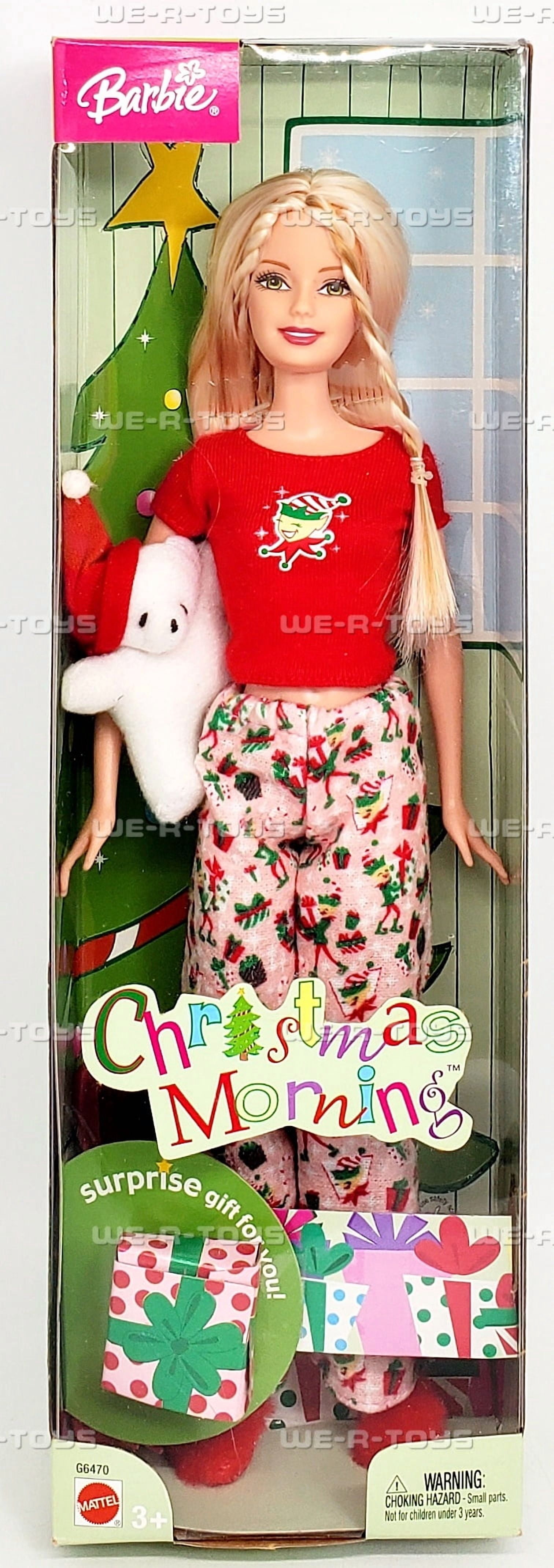 Barbie Christmas Morning Barbie Doll 2004 Mattel G6470