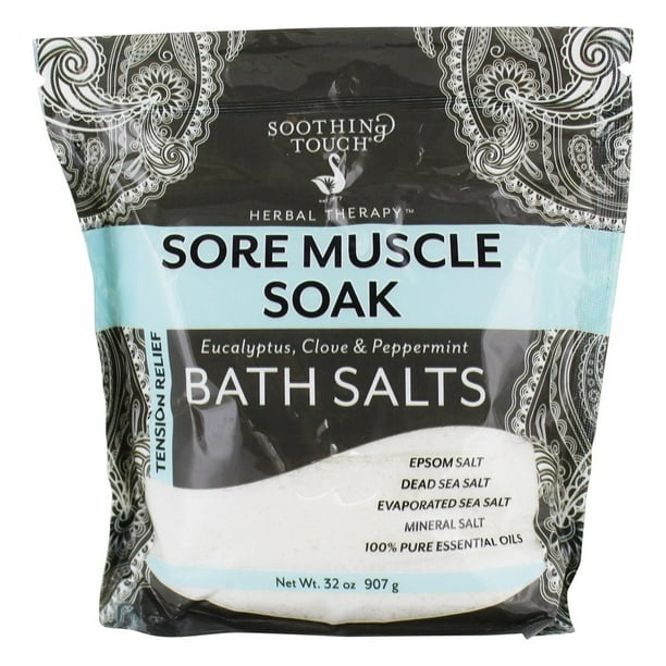 Soothing Touch Tension Relief Sore Muscle Soak Bath Salts Eucalyptus