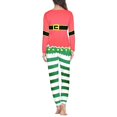 thumbnail image 3 of Pijama elegante de manga larga para mujer, conjunto de dos piezas, ropa de dormir informal, Jersey, traje de casa, ropa de dormir, regalo de Navidad, 3 of 3