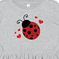 thumbnail image 4 of Inktastic Lady Bug and Hearts Girls Toddler Dress, 4 of 5