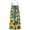 Blue Sunflower Pattern, variant on Blue Sunflower Pattern Apron-Garden Aprons for Women with Pockets-Cotton Linen Waterproof Kitchen Cooking Gardening Aprons Adjustable for Kitchen,Cooking,BBQ and Salon 33x27 Inch