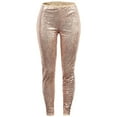 thumbnail image 4 of Tejiojio Fall Women Plus Size Shiny Sequin Slim Leggings Pants Ladies Sexy Clubwear Trousers, 4 of 7