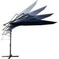 thumbnail image 3 of Barton Premium 10'ft Offset Patio Umbrella Cantilever Hand Cranking, Blue, 3 of 4