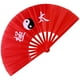 thumbnail image 3 of Abanico de estilo chino, abanico decorativo de mano, abanico de baile de Tai Chi, abanico portátil, abanico plegable para actuaciones., 3 of 5