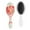 White, variant on Hair Brush Pioneer Colorful Floral Cushion Base Hair Brushes Touch Paddle Oval Hairbrush
