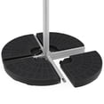 thumbnail image 1 of Base Déportée de Parasol de Patio à 4 Plaques Goplus, Support, Poids, Base Remplie de Sable/eau, 1 of 10