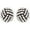 A, variant on Sport Stud Earrings Shiny Jewelry For Women Rugby Baseball Basketball Athletic Fashion Accessories Idea