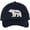 Navy Blue, variant on Papa Bear Embroidered Baseball Cap Casual Mid Profile Dad Hat Father’s Day Gift (Black)