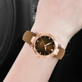 thumbnail image 6 of Womens Watches Women's Fashion Bracelet Sleek Minimalist Ladies Quartz Watch Wrist Watch Mother's Day Gift for Grilfriend,(Buy 2 get 1 free),Brown, 6 of 6