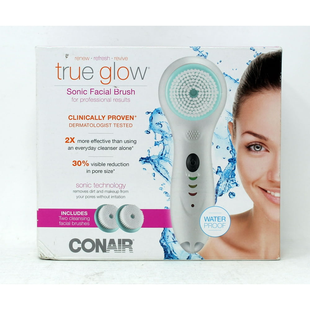 Conair True Glow Sonic Skincare Solution Brush, 4 pc