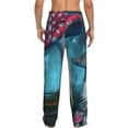 thumbnail image 3 of Balery Men'S Fantasy Mushrooms Pants,Sleepwear Pants,Pajama Pants,Pj Bottoms Drawstring And Pockets-Xx-Large, 3 of 9