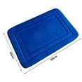 thumbnail image 2 of Carpet Quick-drying Coral Velvet Door Mat Slip-free Water Absorbent Foam Bath Mat, 2 of 5