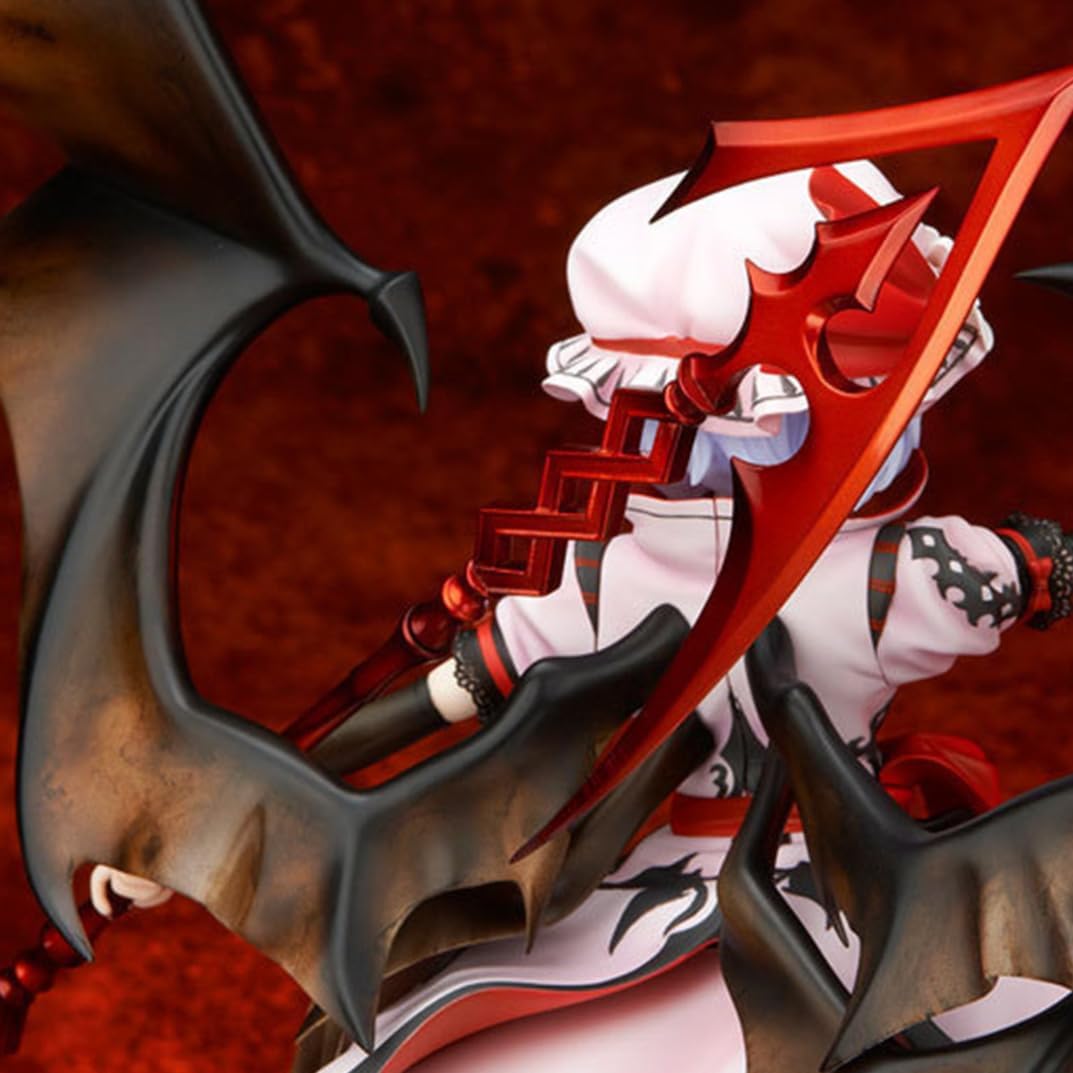 New Touhou Project The Scarlet Devil Remilia Scarlet (combat Ver) Character Anime Model Statue Action Figures Desktop Ornament Popular Decorations Fan Souvenirs Creative Gift Collectable