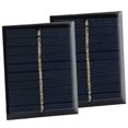 thumbnail image 1 of Solar Panel Module, 2pcs/ Set 0.5W Waterproof Portable Solar Panel, for Camping Hunting, 1 of 7