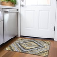thumbnail image 4 of Dalyn Rugs Machine Washable Indoor/Outdoor Chantille Gold 1'8" x 2'6" Rug, 4 of 7