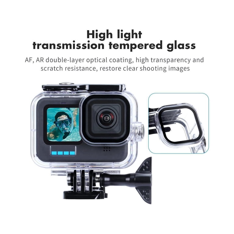 Kit Accessoires GoPro Hero 13 Black – Boîtier Étanche 70m, Support Vélo, Poignée Flottante, Sangle Poitrine, Perche Selfie, OGoDeal