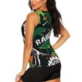 thumbnail image 3 of Lsque Dinosaur Skeleton Printed Workout Tank Tops for Women, Athletic Sports Tank Tops, Compression Sleeveless Dry Fit Shirts,Sleeveless Yoga Shirt-XX-Large, 3 of 9