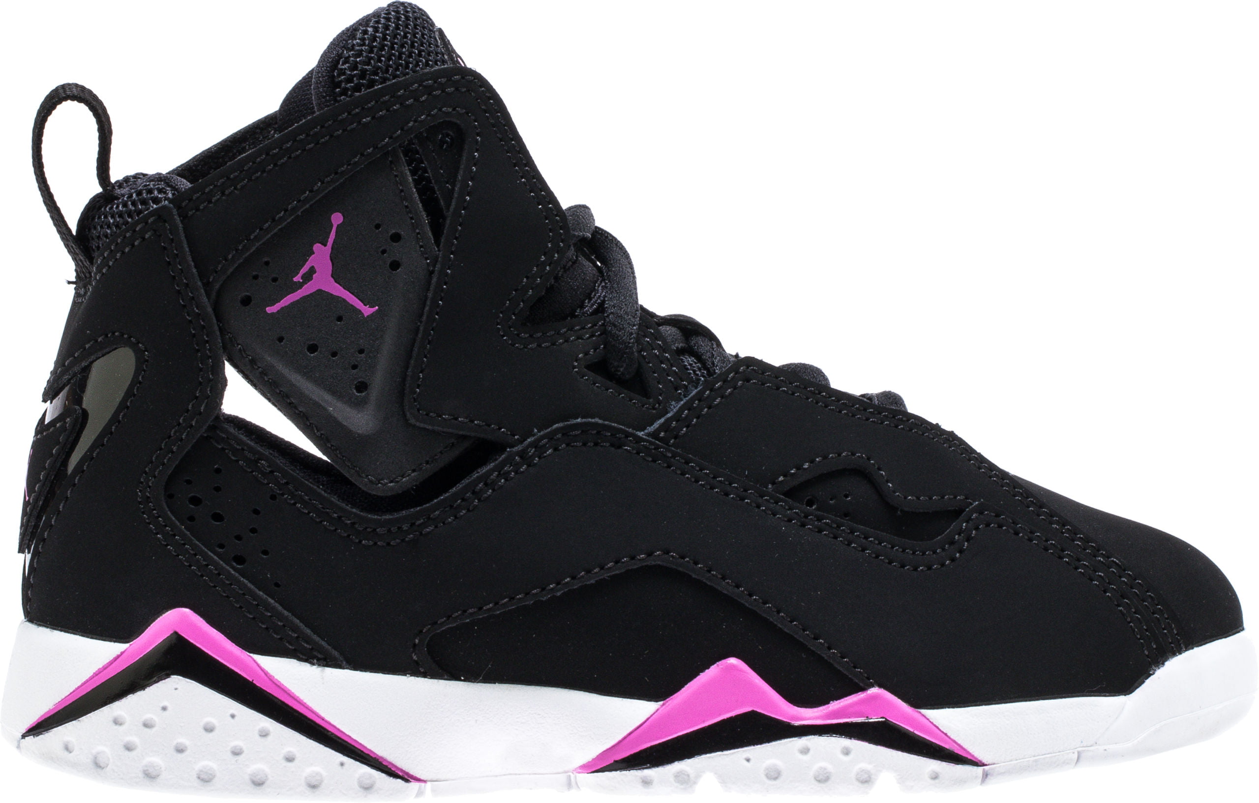NIKE 342775001 Girl's Jordan True Flight (PS) Basketball Shoe Black
