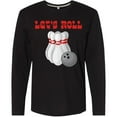 thumbnail image 3 of Inktastic Let's Roll Bowling Long Sleeve T-Shirt, 3 of 5