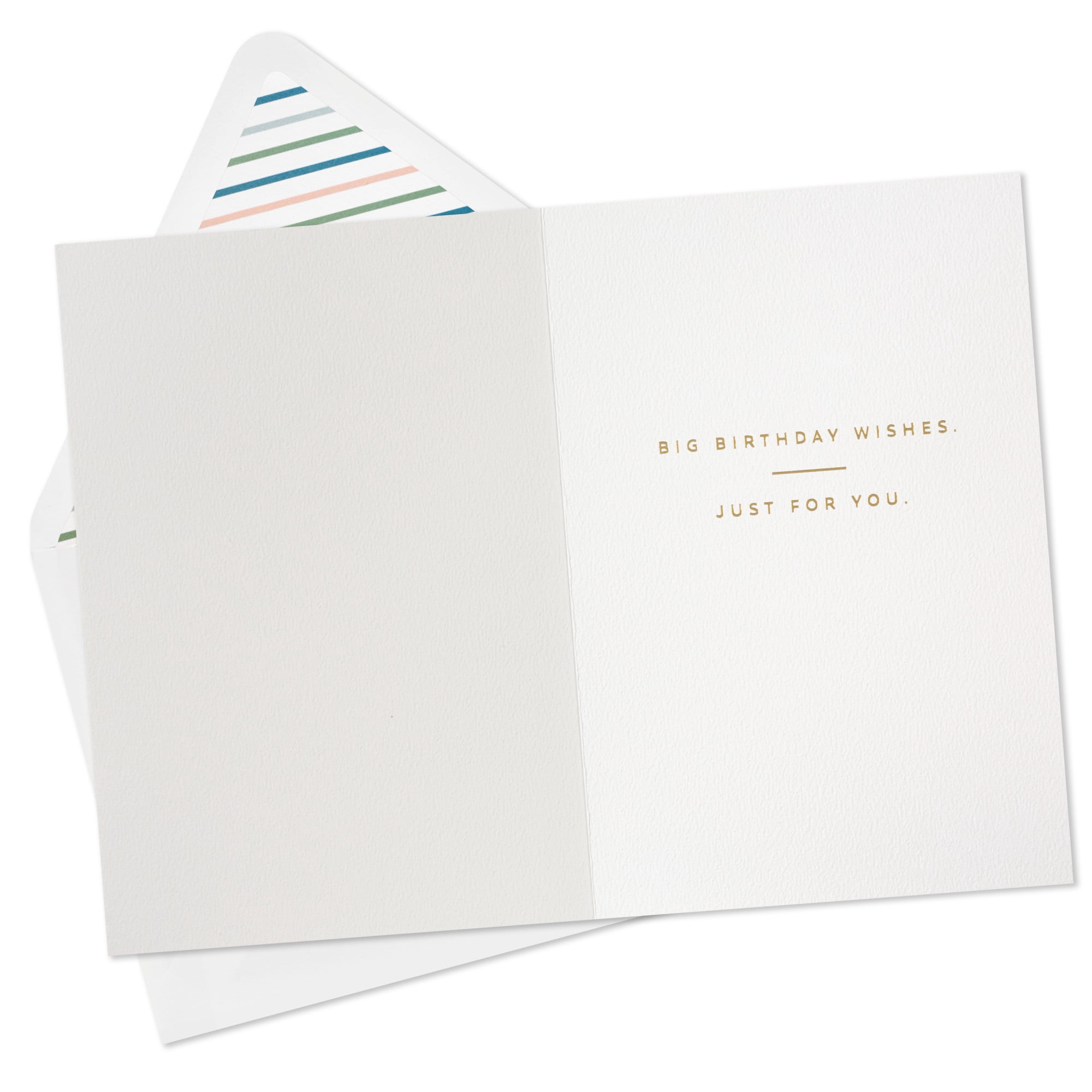 Hallmark Signature Birthday Card (Big Wishes for You)