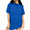 Blue, variant on Women's Quiet Mind Plain Sketch Hill Cross Simple Salvation Spiritual Text Graphic Short Sleeve Crewneck white Tops
