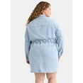 thumbnail image 2 of Terra & Sky Women's Plus Size Mini Utility Dress, Sizes 0X-5X, 2 of 4