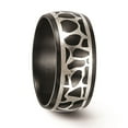 thumbnail image 5 of Edward Mirell Black Ti & Sterling Silver Polished Cobblestone Ring, 5 of 8