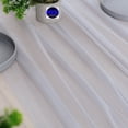 thumbnail image 5 of MDS pack of 20 Wedding 29 x 120 inches Sheer chiffon Table Runner for Rustic Boho Wedding Banquet Decor for 10Ft Table Runners - Cool gray, 5 of 6